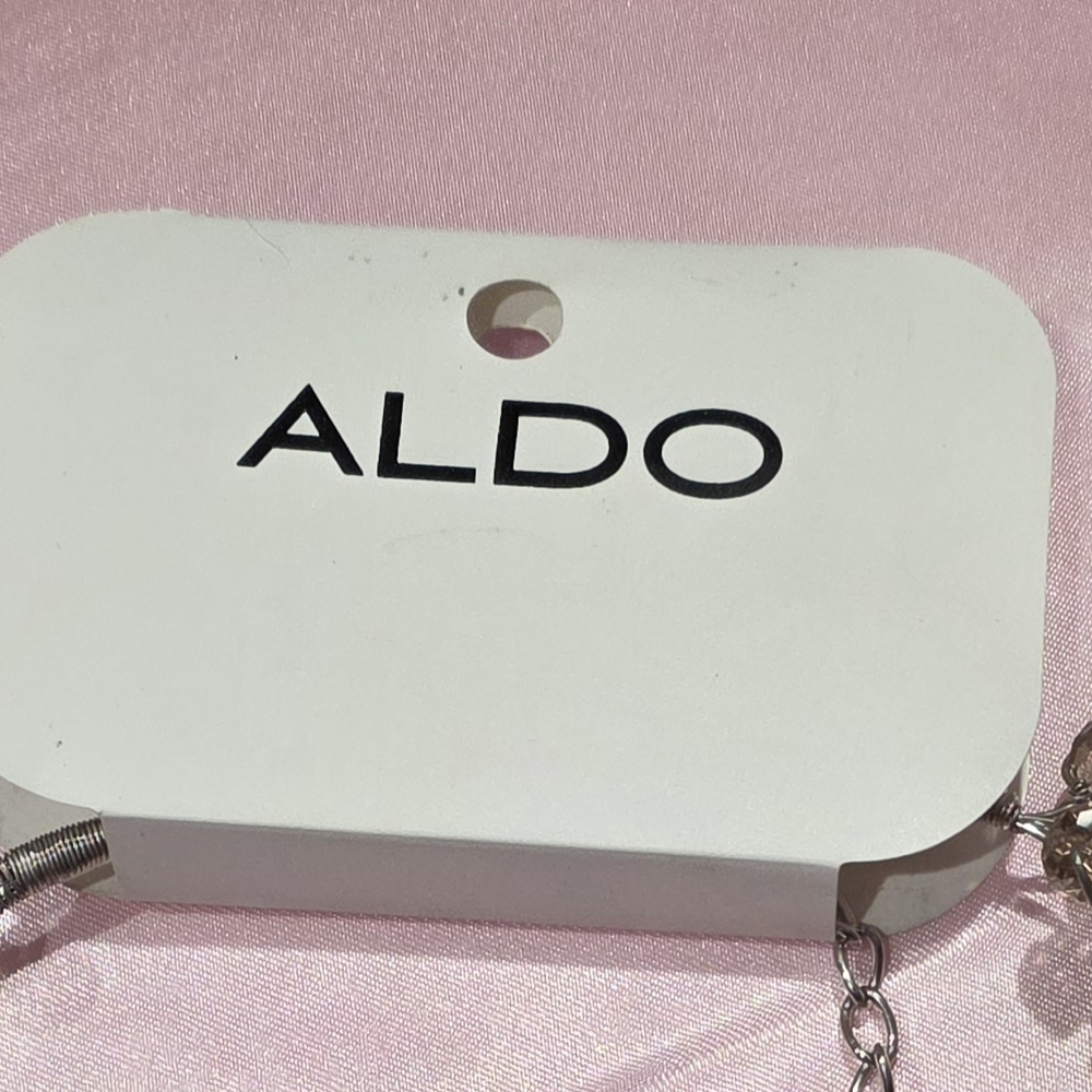 Aldo Gold and Silver Beaded Necklace - Picture 4 of 6